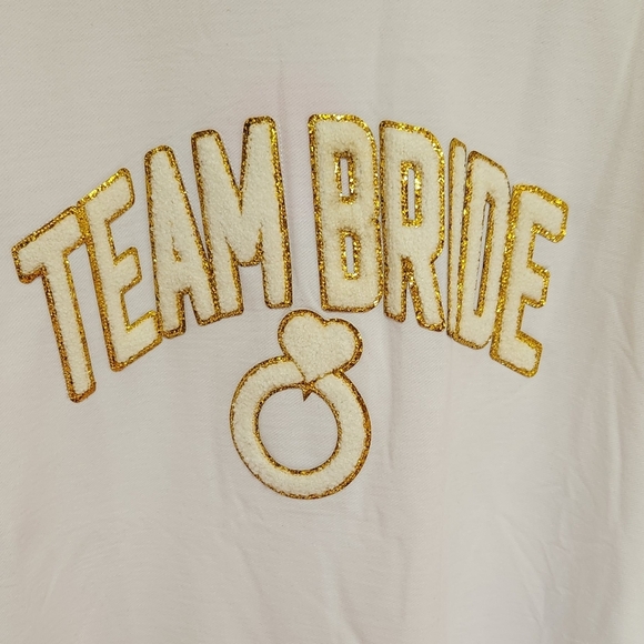 Simply Southern White and Gold Hoodie with Curved Text - Picture 3 of 7